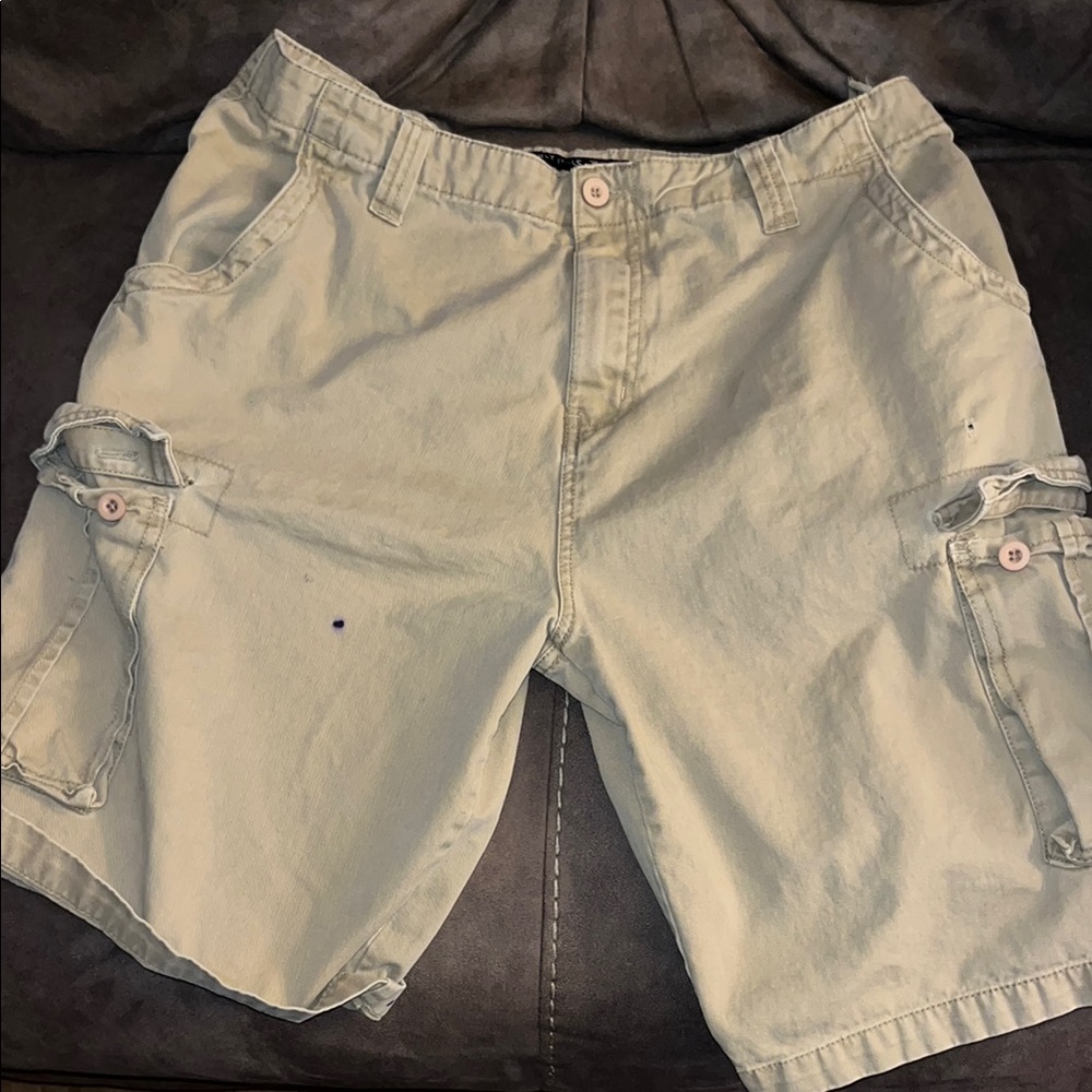 Casual Tan Cargo Shorts for Men